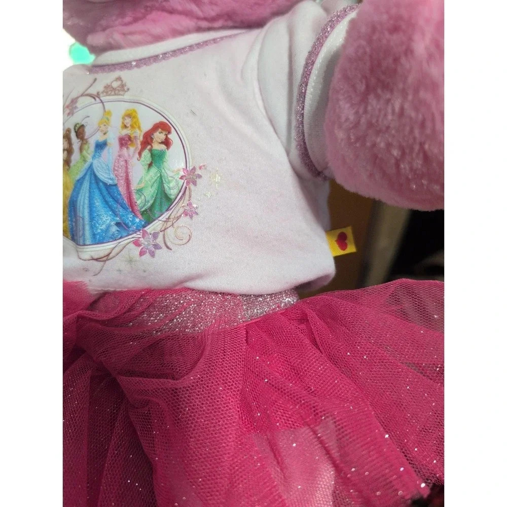 Vtg. Build A Bear Disney Princess Pink Glitter‎ Tutu 17